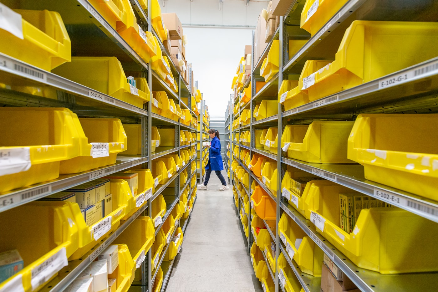Warehouse logistics and supply-chain operations